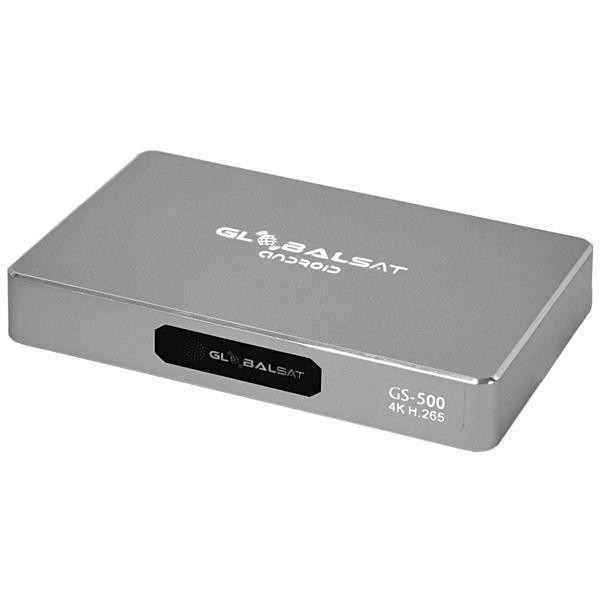 Receptor Globalsat GS 500 Android Ultra HD 4K - OnDemand 