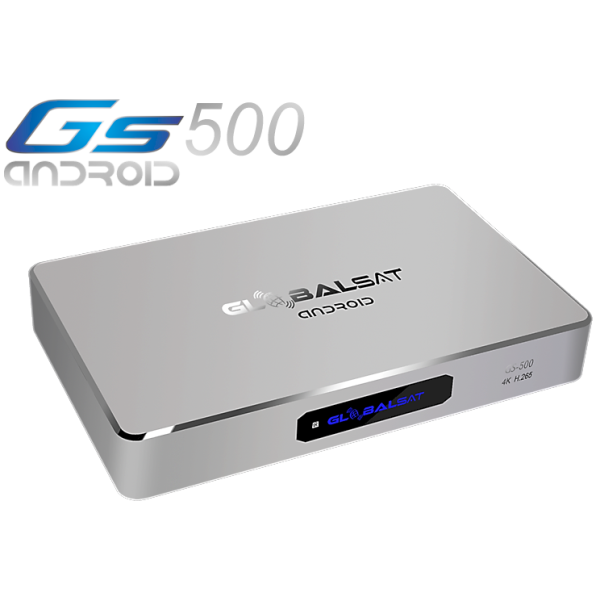 Receptor Globalsat GS 500 Android Ultra HD 4K - OnDemand IKS SKS